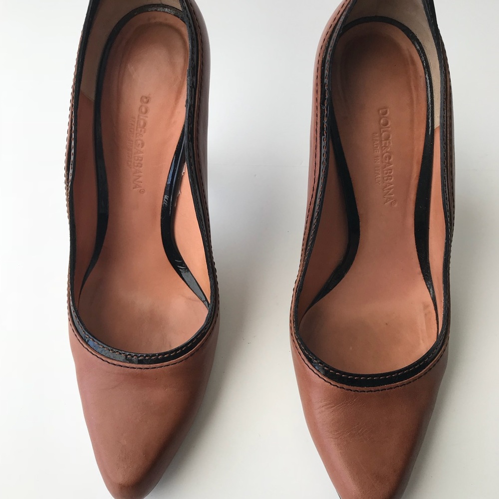 Leather Dolce Gabana Heels
